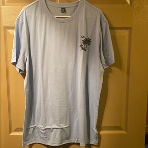 Light Blue Graphic T-Shirt
